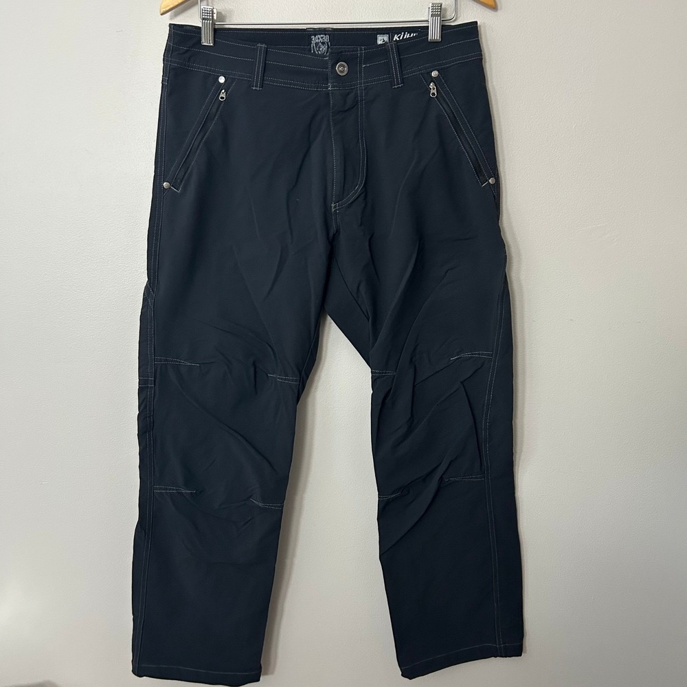 Kuhl Pants Mens 34x30 Black Radikl Hiking Articulated Knee Stretch Outdoor Trail